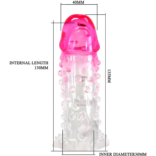 pretty love gaine dagrandissement realiste wilford avec penis en relief rose