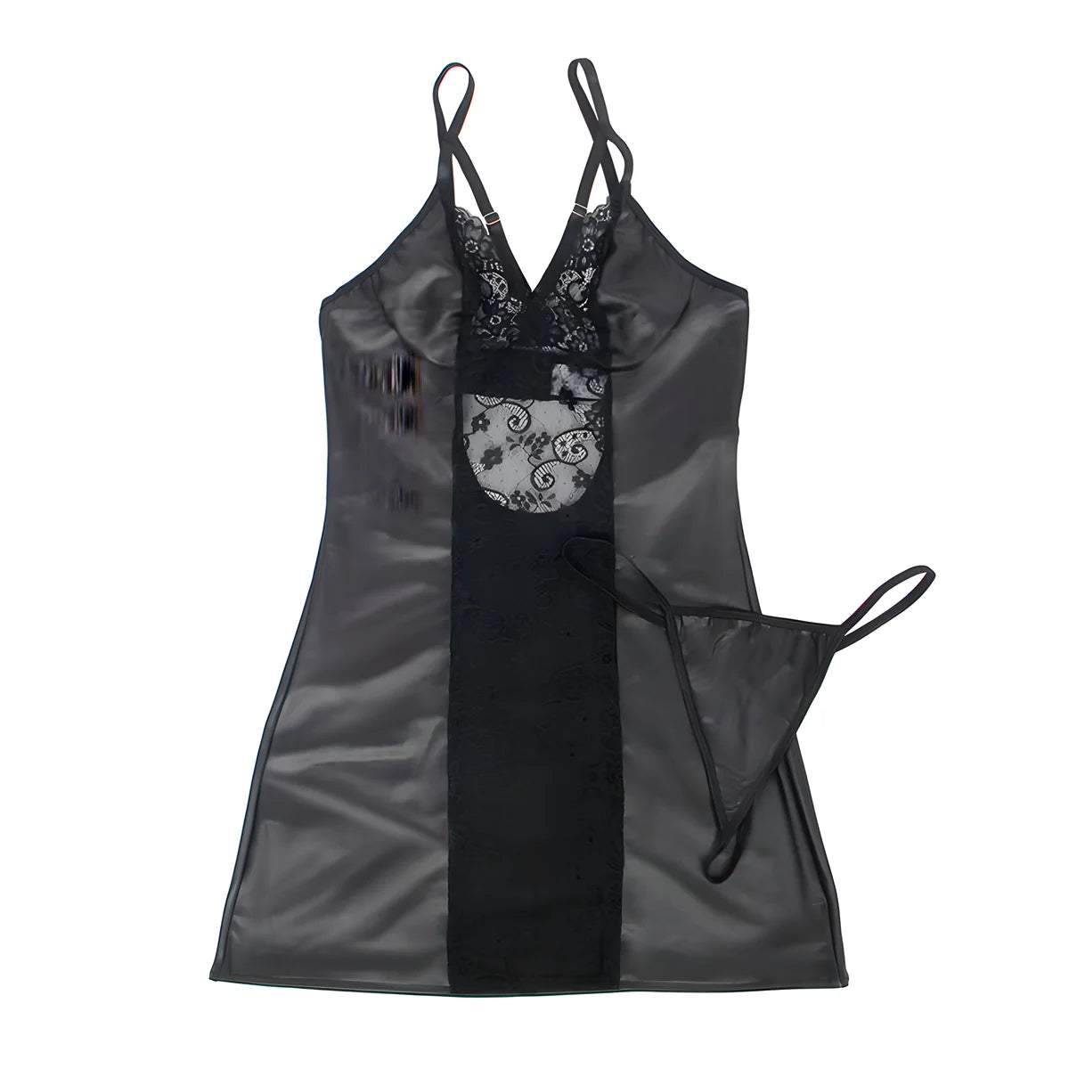 subblime 954178 robe string cuir noir l xl