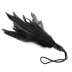 kink plumes chacouillees avec manche corde base plastique 15 cm