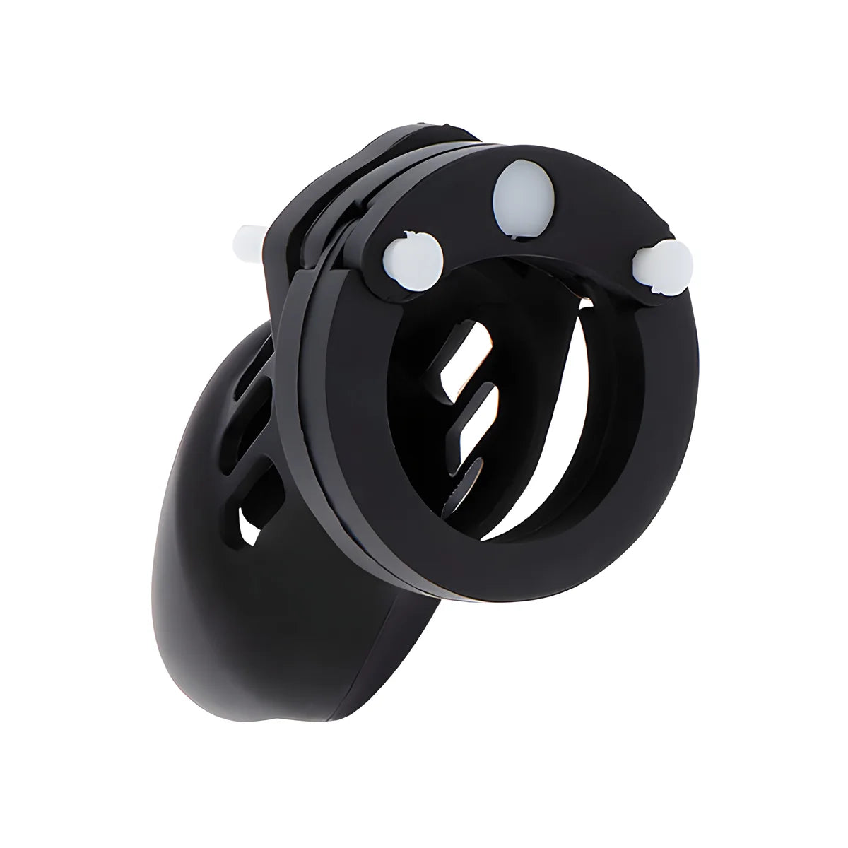 hidden desire extreme cage de chastete silicone taille s noir