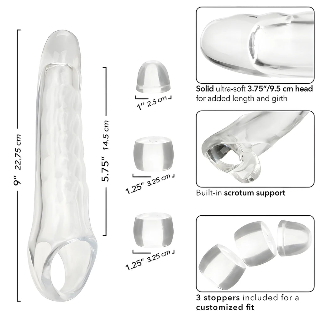 calexotics maxx extenseur de penis reglable transparent