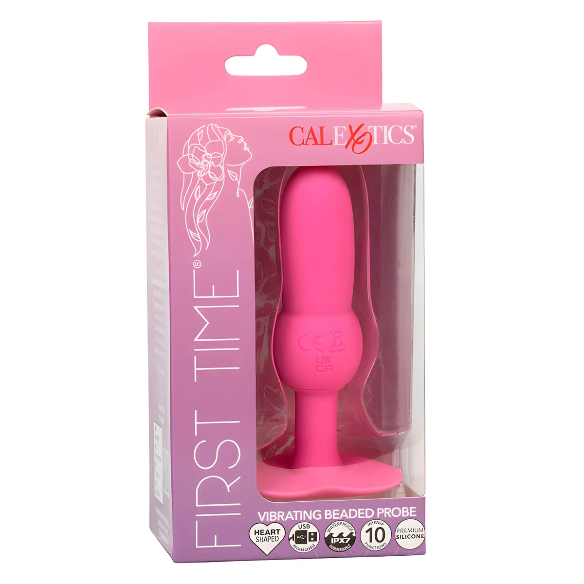 calexotics first time sonde anal plug perlee 10 vibrations rose