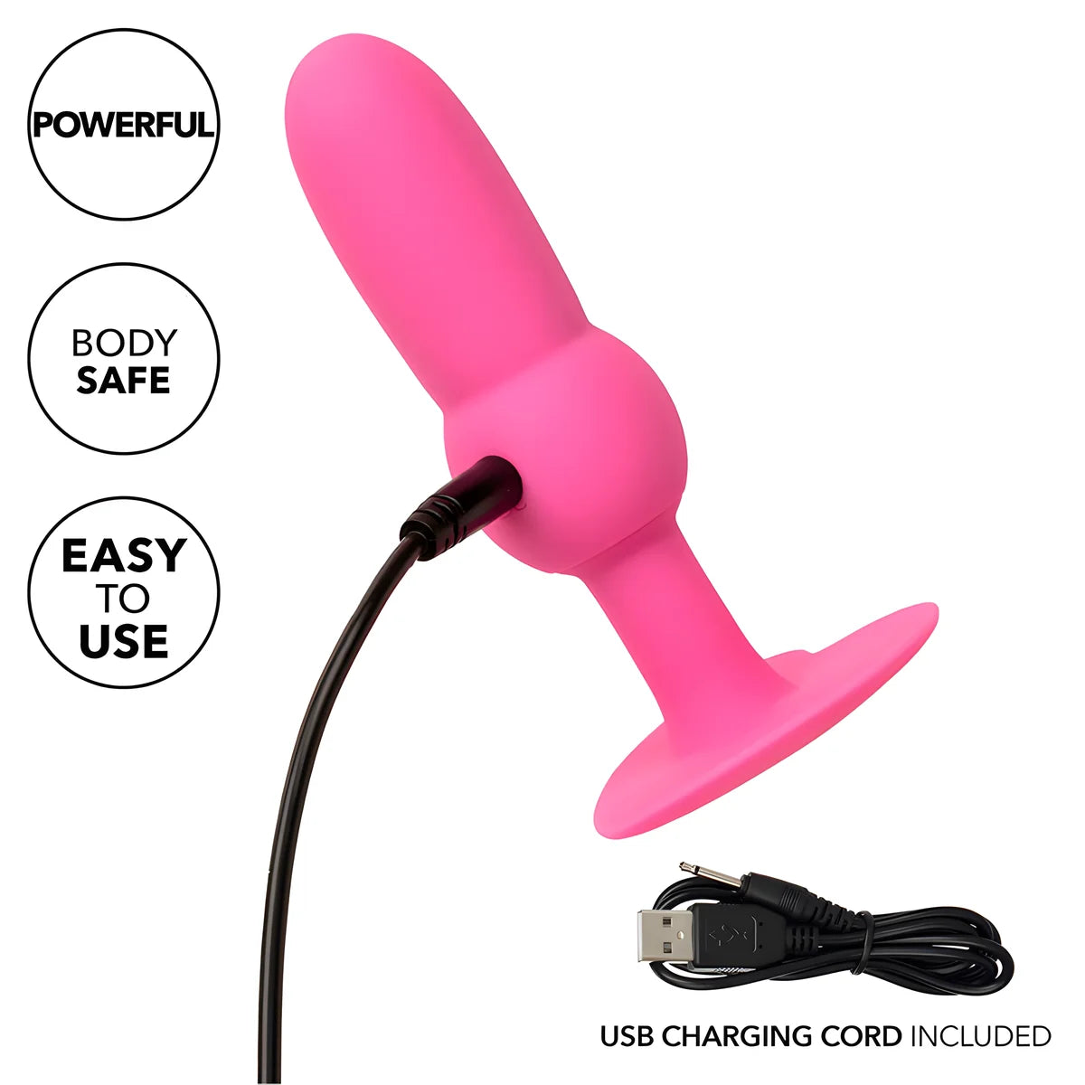 calexotics first time sonde anal plug perlee 10 vibrations rose