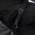 subblime 955380 robe a bretelles en cuir noir l xl