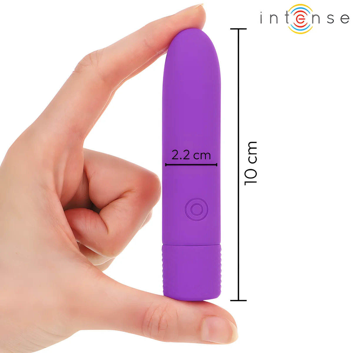 intense symone bullet vibrant rechargeable usb 8 vibrations violet 10 x 2 2 cm