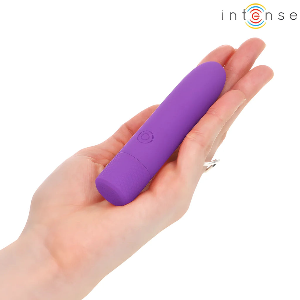intense symone bullet vibrant rechargeable usb 8 vibrations violet 10 x 2 2 cm