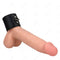 kink anneau penis en cuir avec fermeture a pression 18 x 5 cm