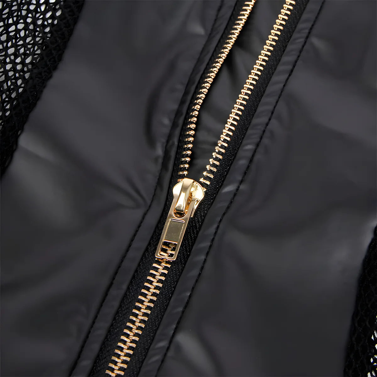 subblime 954451 robe sexy en maille cuir noir l xl