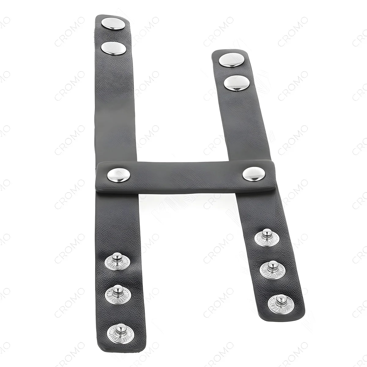 kink anneau penis double en cuir reglable