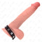 kink anneau penis en cuir avec fermeture a pression doublure rouge 21 x 1 5 cm