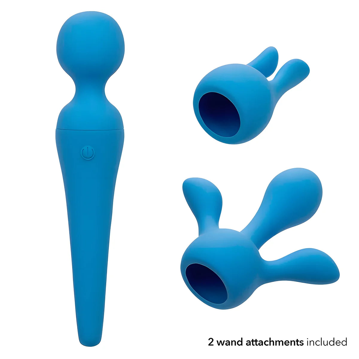 calexotics couture kit vibrateur wand 10 vibrations bleu