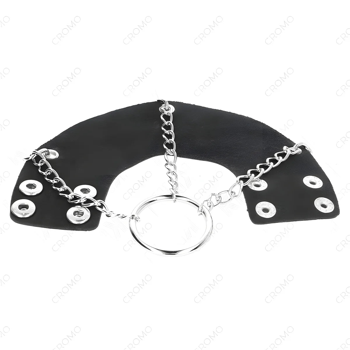 kink anneau penis chaine 4 cm 7 cm metal avec ceinture en cuir