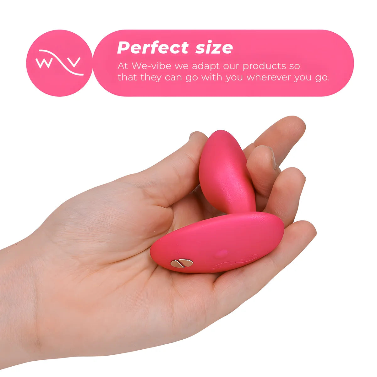 we vibe ditto vibrateur anal plug rose