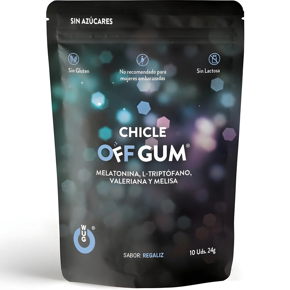 wug gum off valerian tryptophan lemon balm and melatonin 10 units
