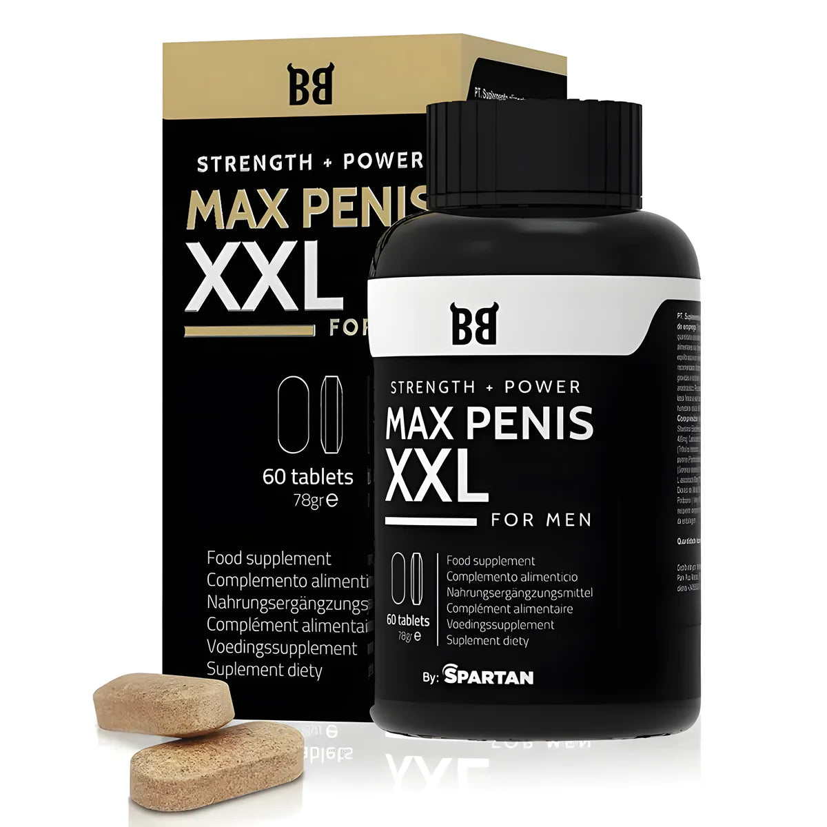black bull max penis xxl force puissance pour hommes 60 comprimes