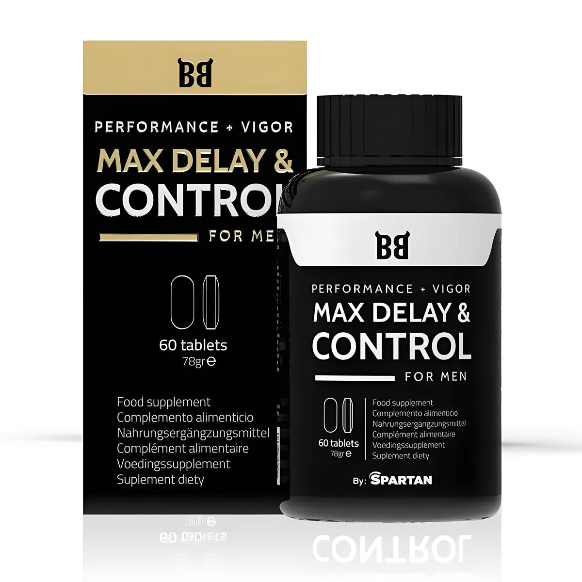 black bull delai et controle maximum performances pour hommes 60 gelules