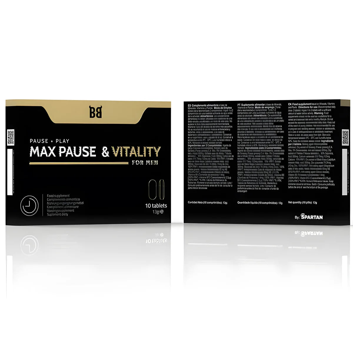 black bull retardateur de pause maximale et de vitalite pour hommes 10 gelules