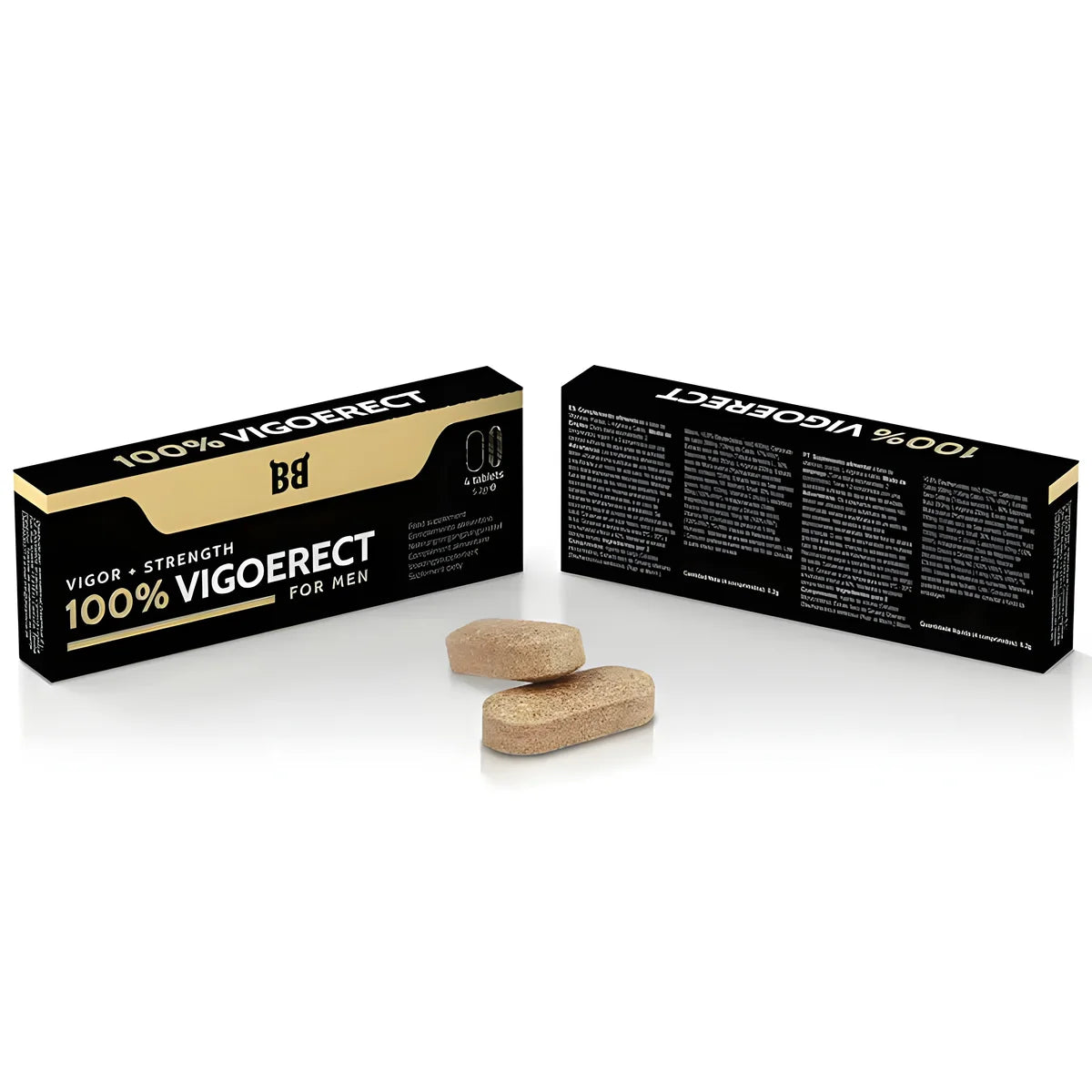 black bull 100 vigoerect vigeur force pour homme 4 comprimes