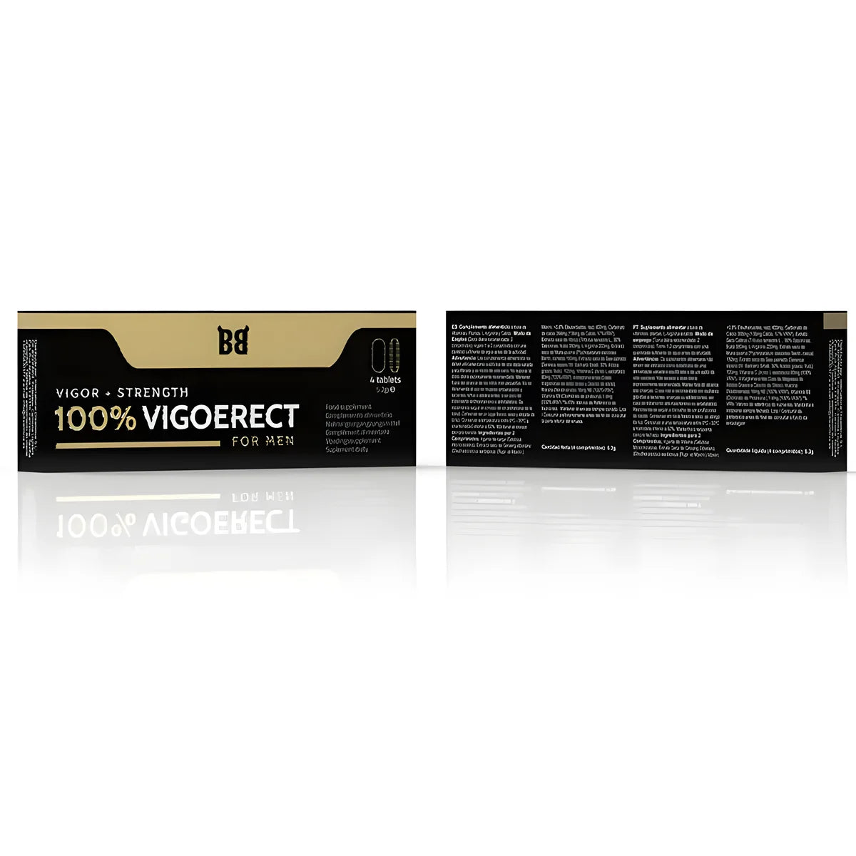 black bull 100 vigoerect vigeur force pour homme 4 comprimes