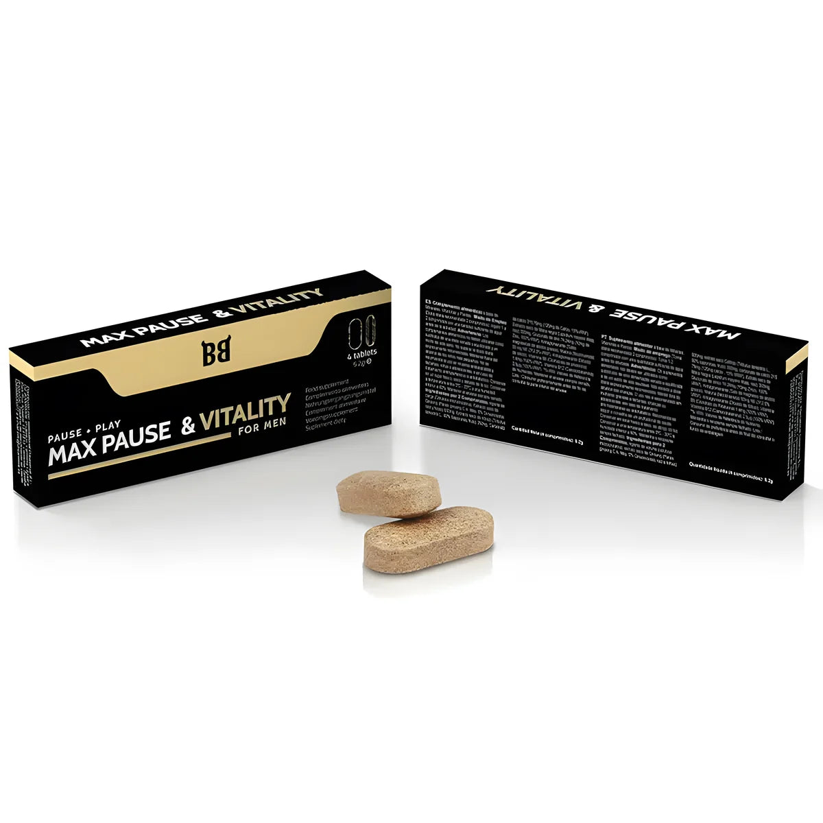 black bull retardateur de pause et de vitalite maximale pour hommes 4 gelules