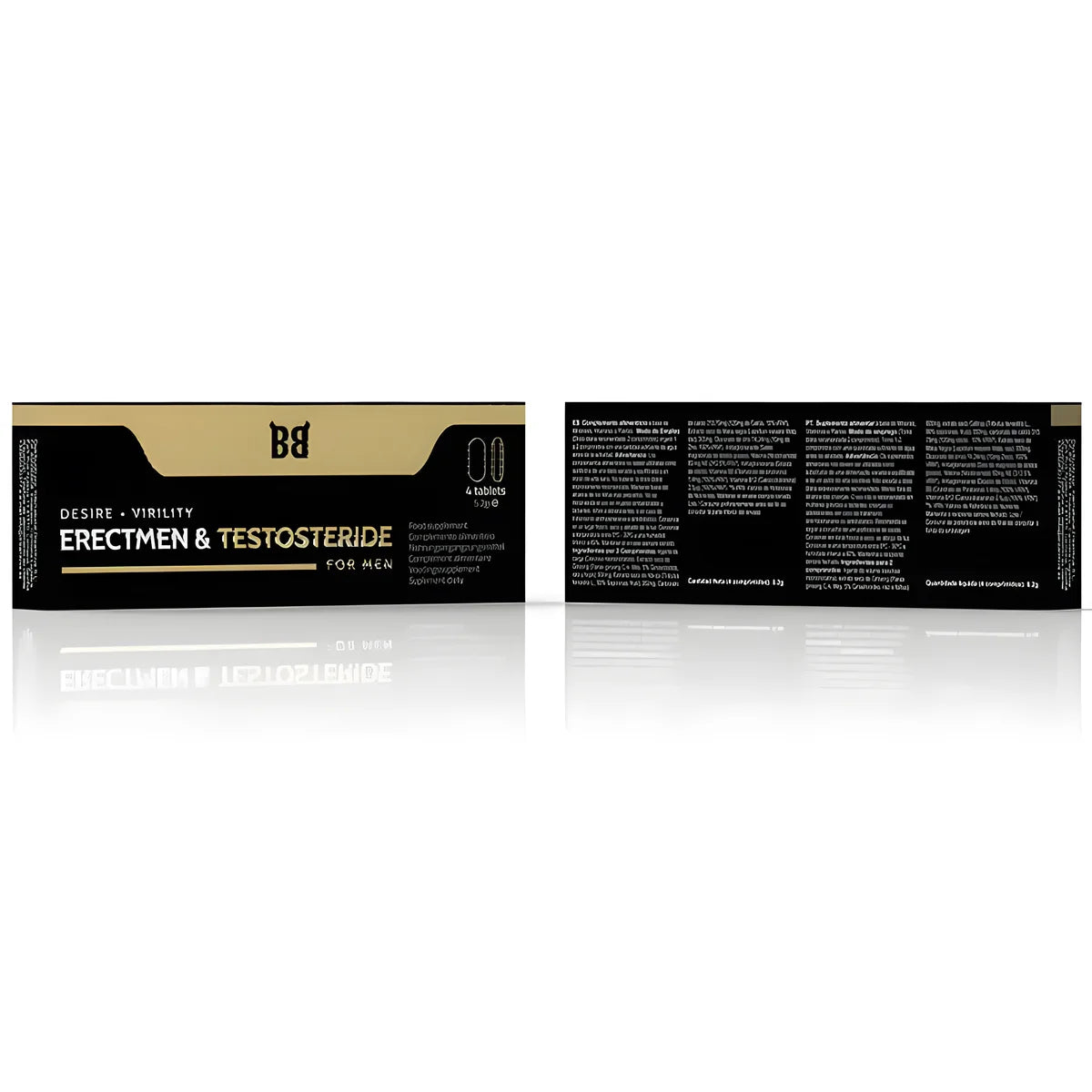 black bull erectmen testosteride puissance et testosterone pour hommes 4 gelules