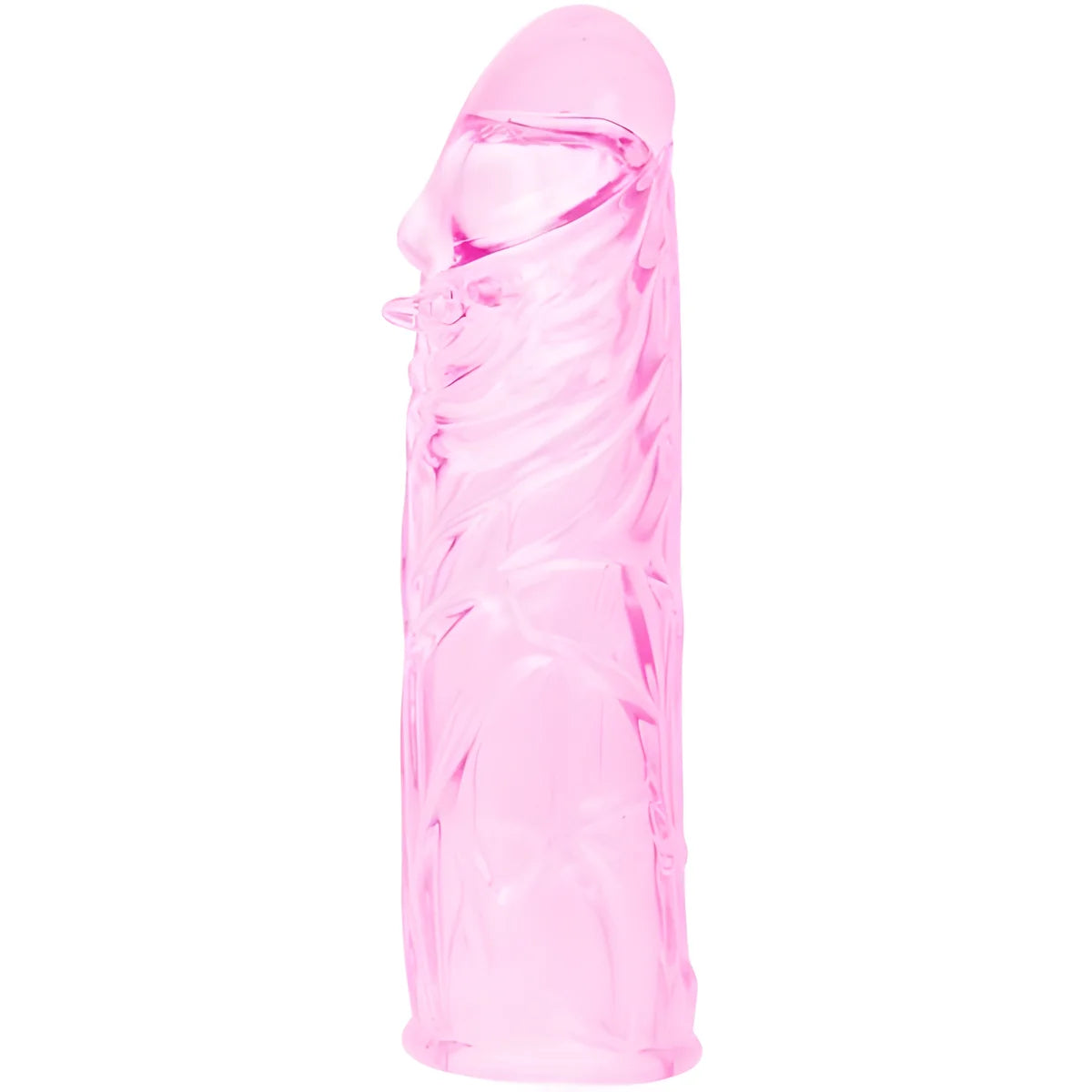 baile housse de penis en silicone stimulante rose 13 cm