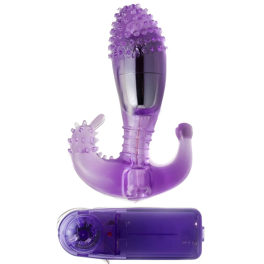 baile stimulateur vaginal et anal lilas avec vibration