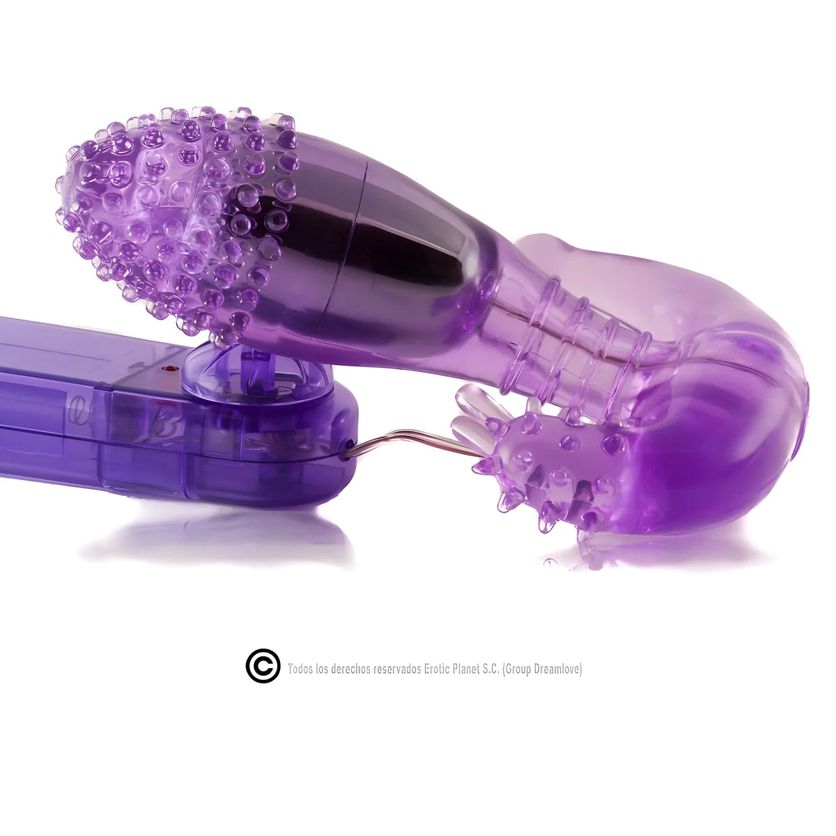 baile stimulateur vaginal et anal lilas avec vibration