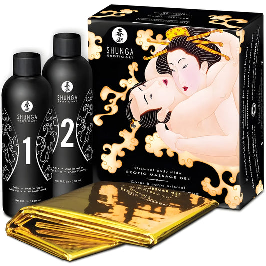 shunga gel de massage erotique corps a corps melon mangue oriental