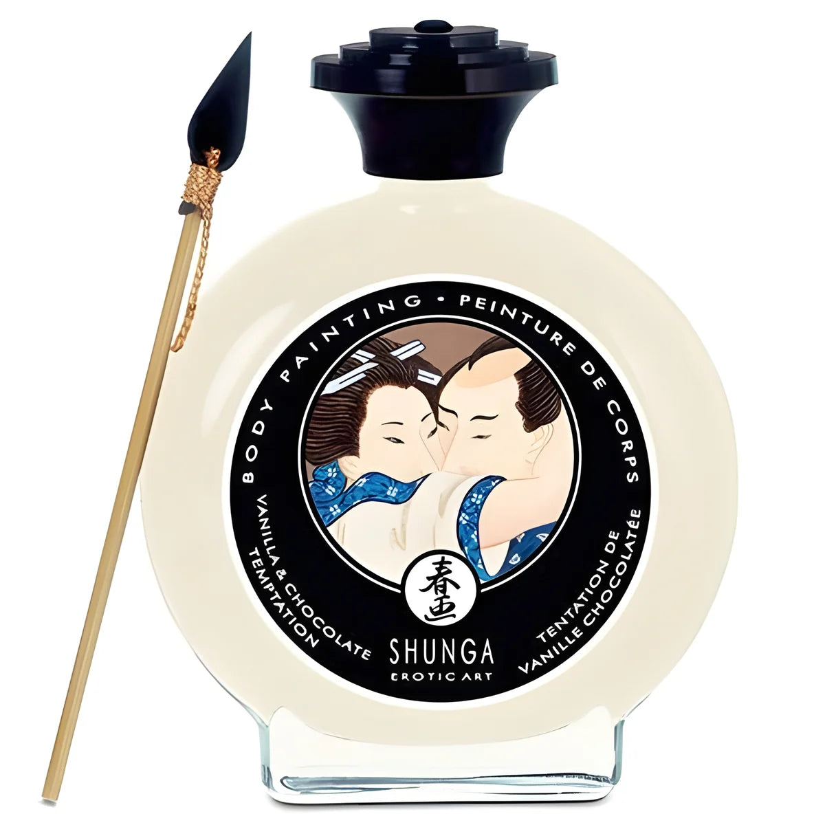 shunga peinture corporelle vanille et chocolat
