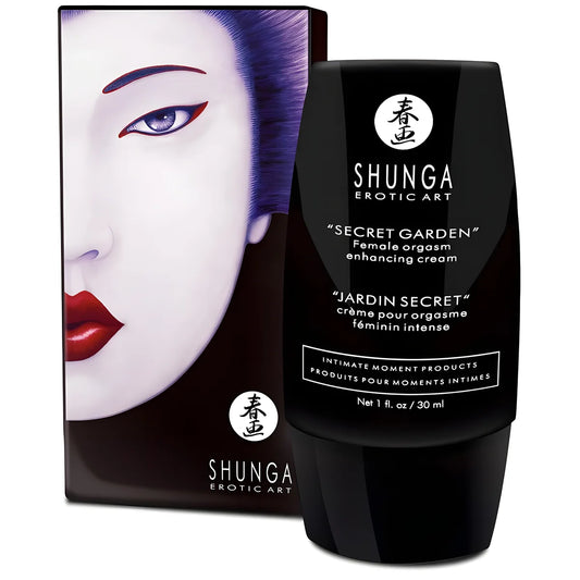 shunga creme dorgasme feminin intense jardin secret