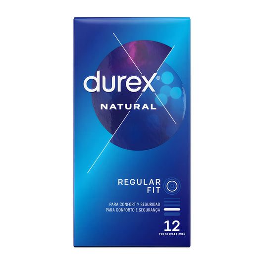 durex naturel plus 12 unites