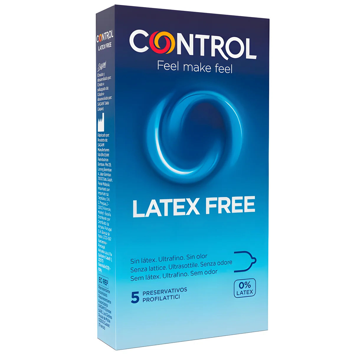 control free sin latex condoms 5 units