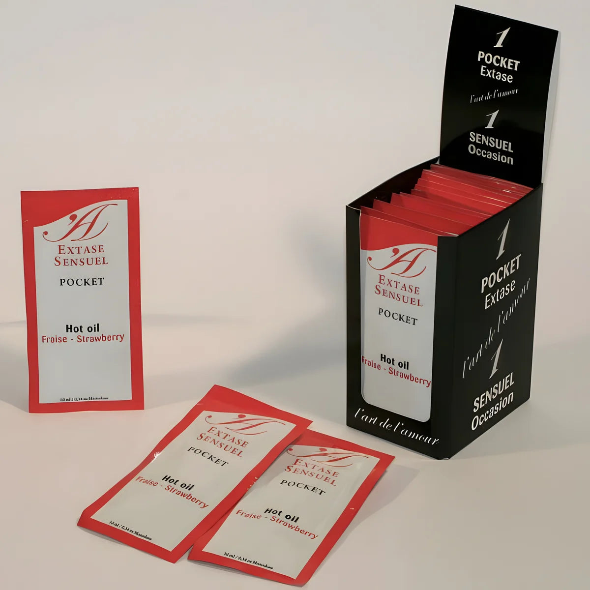 extase sensual huile stimulante de fraise 10 ml