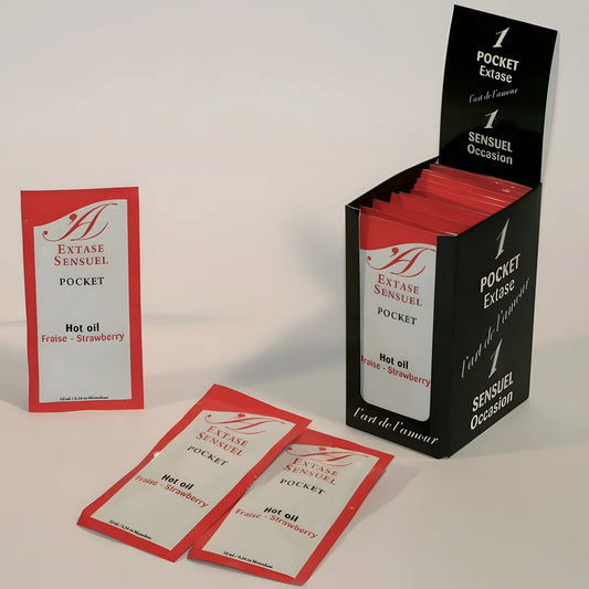extase sensual huile stimulante de fraise 10 ml