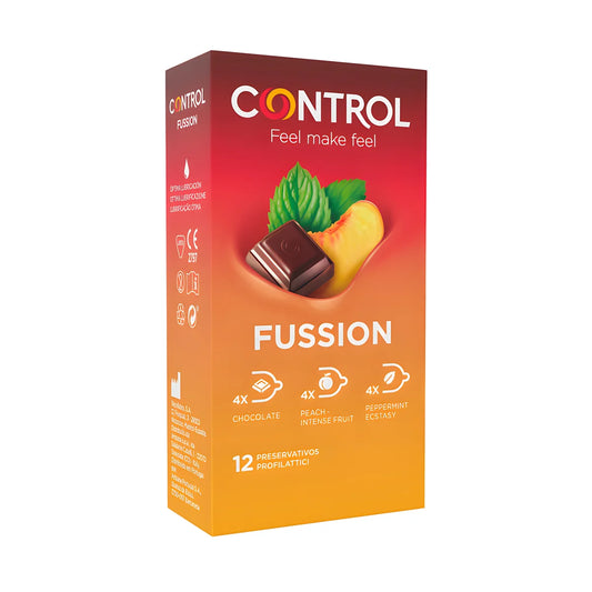 control fussion condoms 12 units