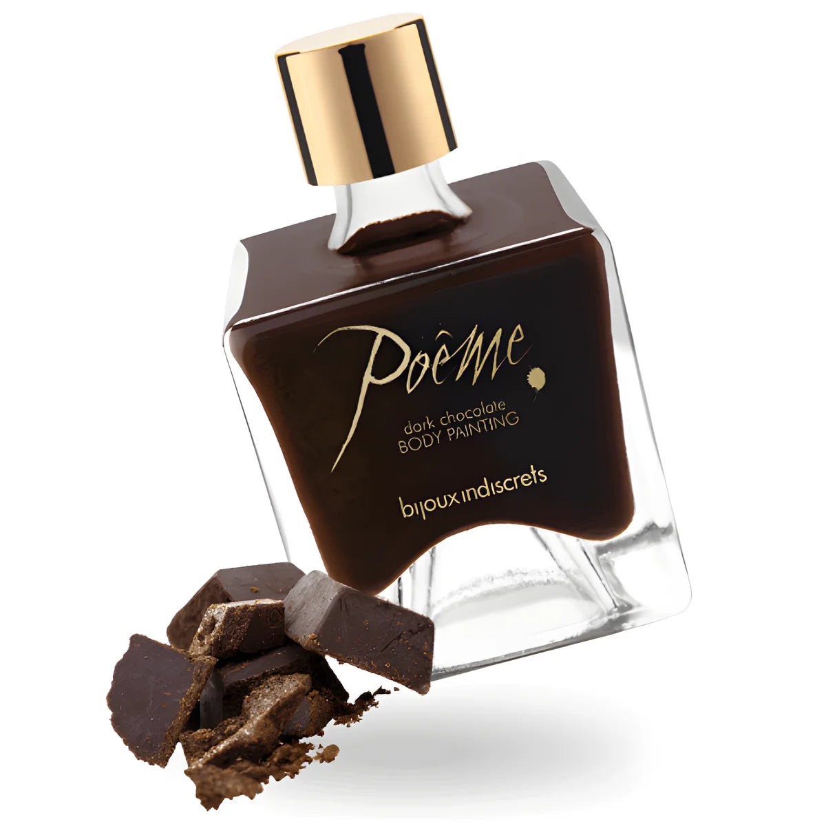 bijoux poeme peinture comestible chocolat noir 50 gr 1