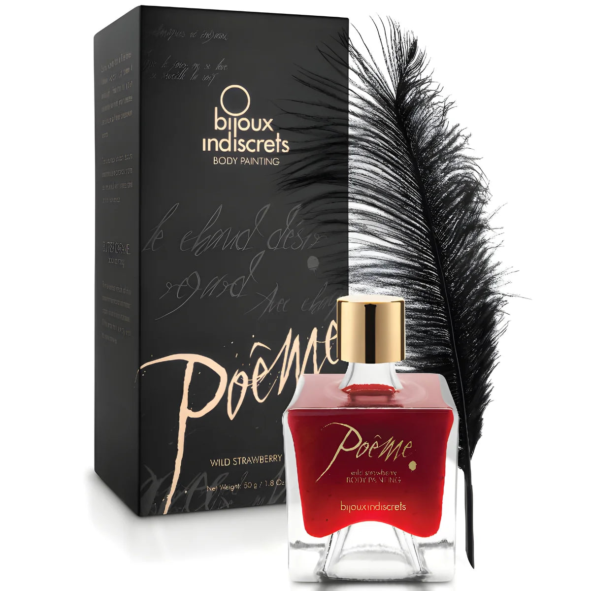 bijoux poeme peinture comestible fraise des sauvages 50 gr 1