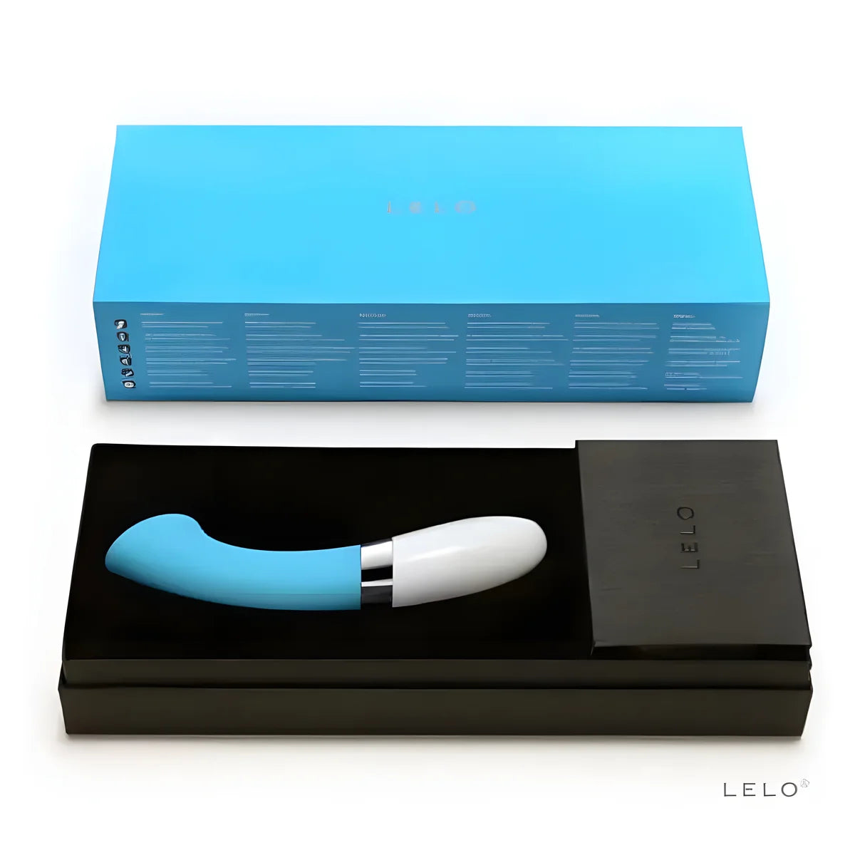 lelo vibrateur gigi 2 bleu turquoise