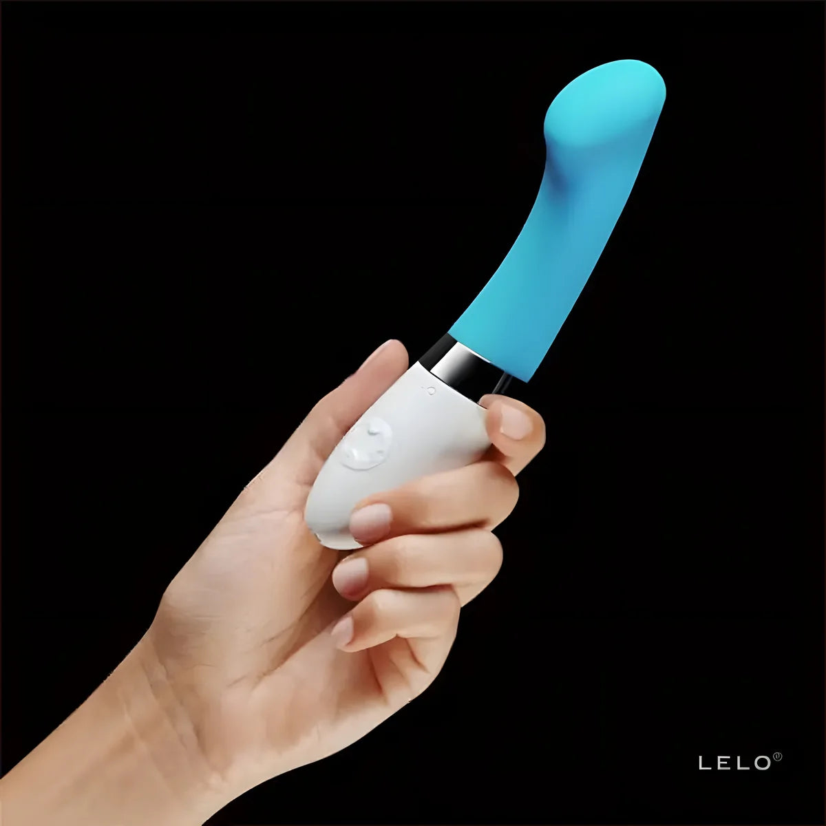 lelo vibrateur gigi 2 bleu turquoise