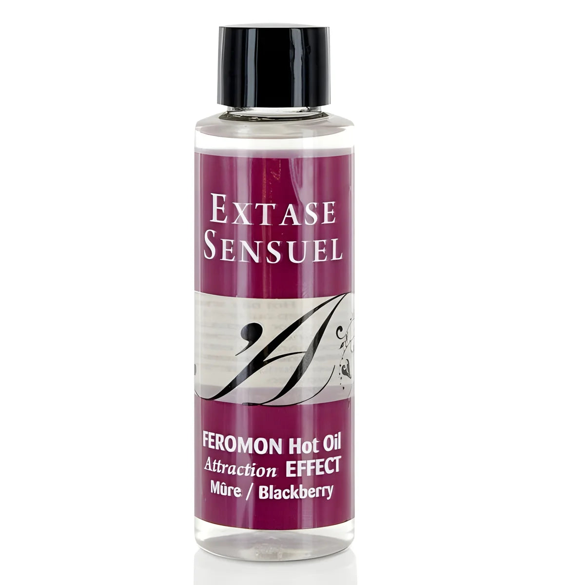 extase sensual huile de massage effet chauffant aux pheromones de mure 100 ml