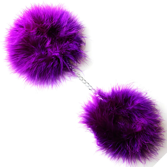 secretplay menottes marabou violet