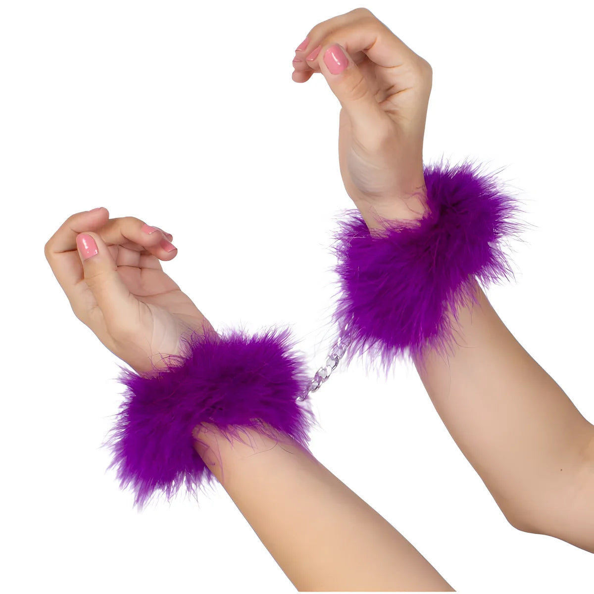 secretplay menottes marabou violet