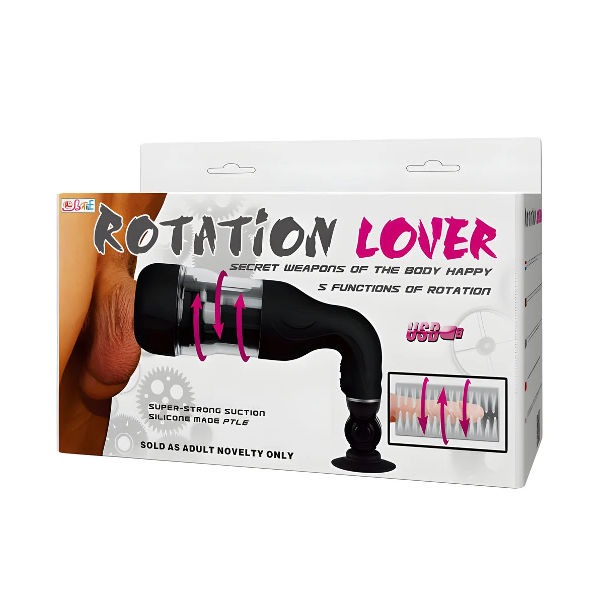 baile masturbateur automatique rotation lover avec support