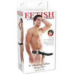 FETISH FANTASY SERIES - 19 CM VIBRANT CREUX STRAP-ON NOIR - Vignette | Adopt1toy