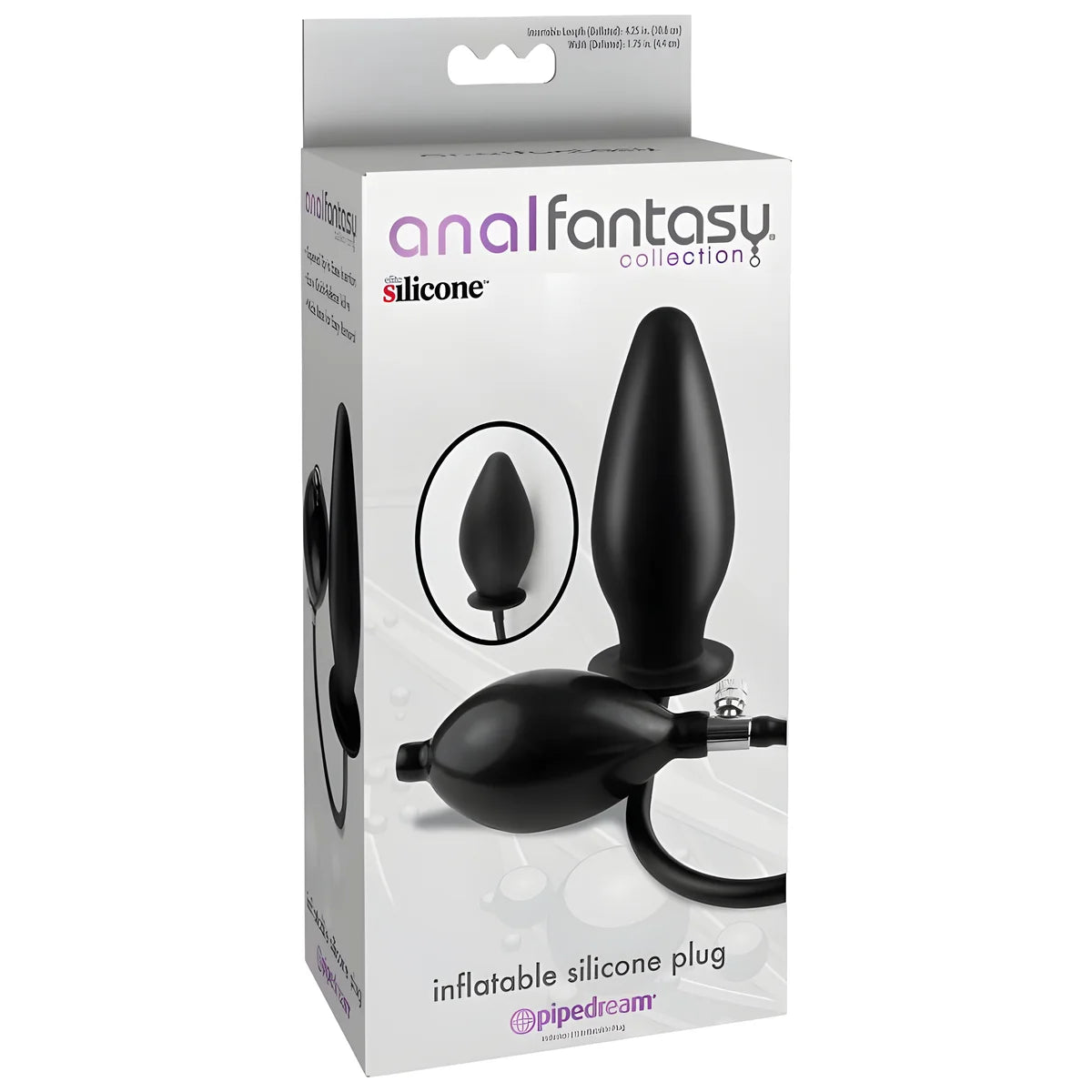 anal fantasy bouchon gonflable en silicone