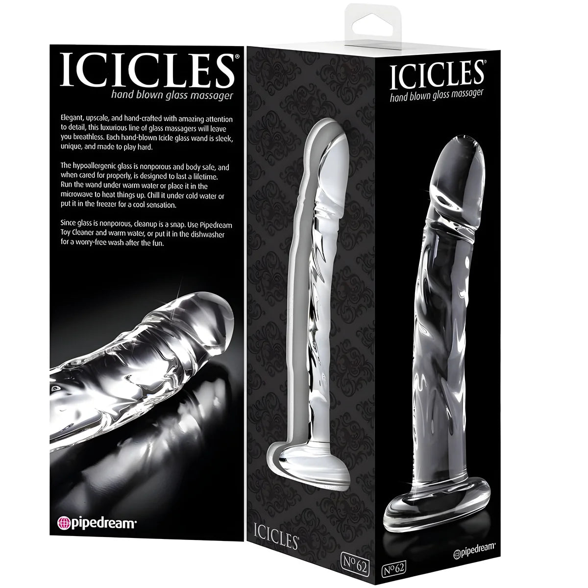icicles n 62 masseur en verre