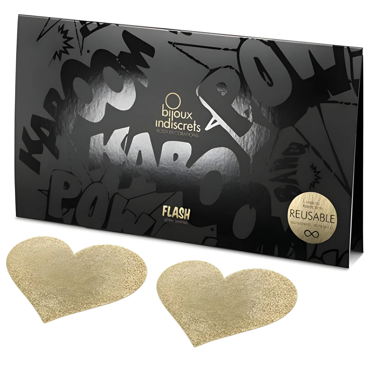 bijoux indiscrets cache metons flash coeur dor