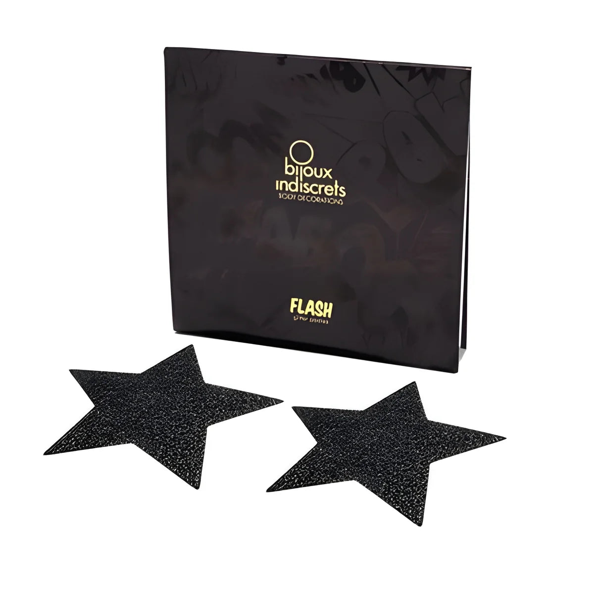 bijoux indiscrets capuchons de tamelon noir star flash