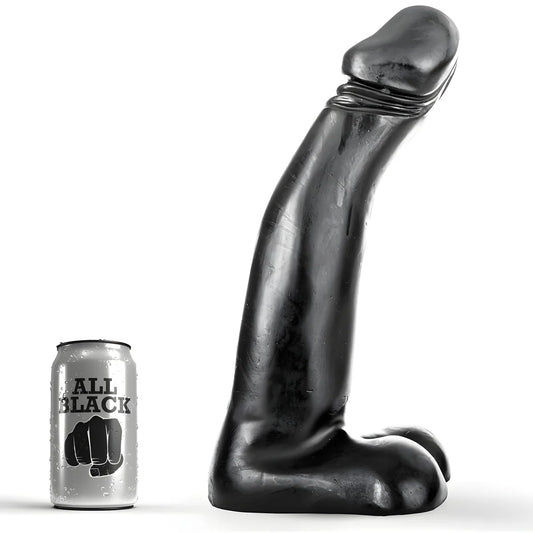 all black gode fisting realiste noir 29 cm